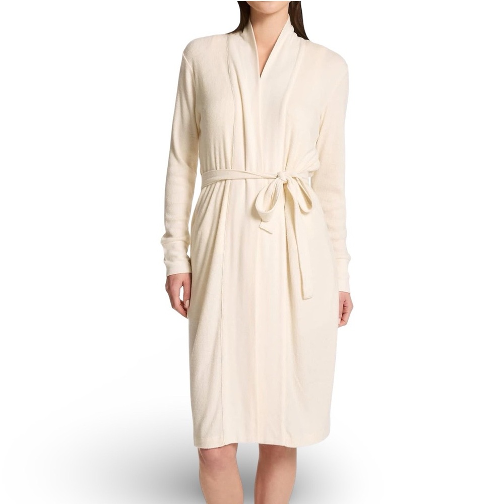 P.J. Salvage Textured Essentials Robe Size Medium Cozy Stretch Luxe‎ Loungewear